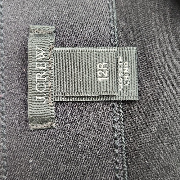 J Crew Regular Pixie Pant Leggings Black 31090 Fitted Ponte Knit - Picture 6 of 7